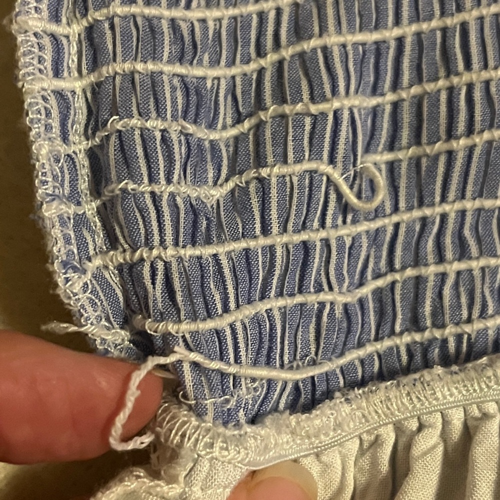 Rays for Days Emma Blue Striped Mini Dress M - Picture 10 of 12